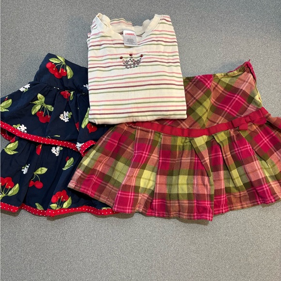 Vintage‎ Gymboree lot. Skorts and long sleeve t-shirt. Size 6. 3 items total - Picture 1 of 11
